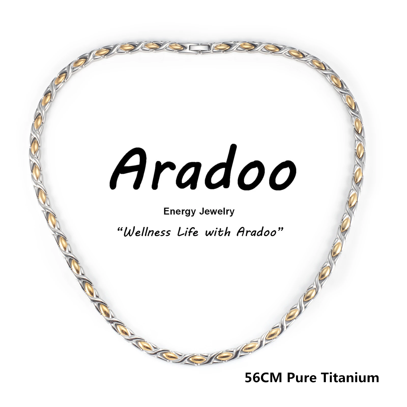 ARADOO Pure Titanium Necklace  - Ansi Chain 评论和价格