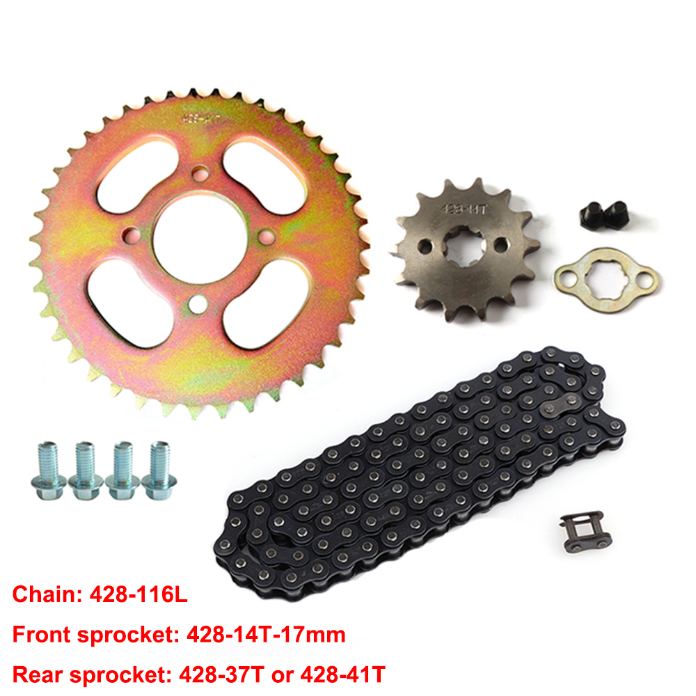 ATV 428 Front Rear Sprocket 11 - 428 Chain 评论和价格