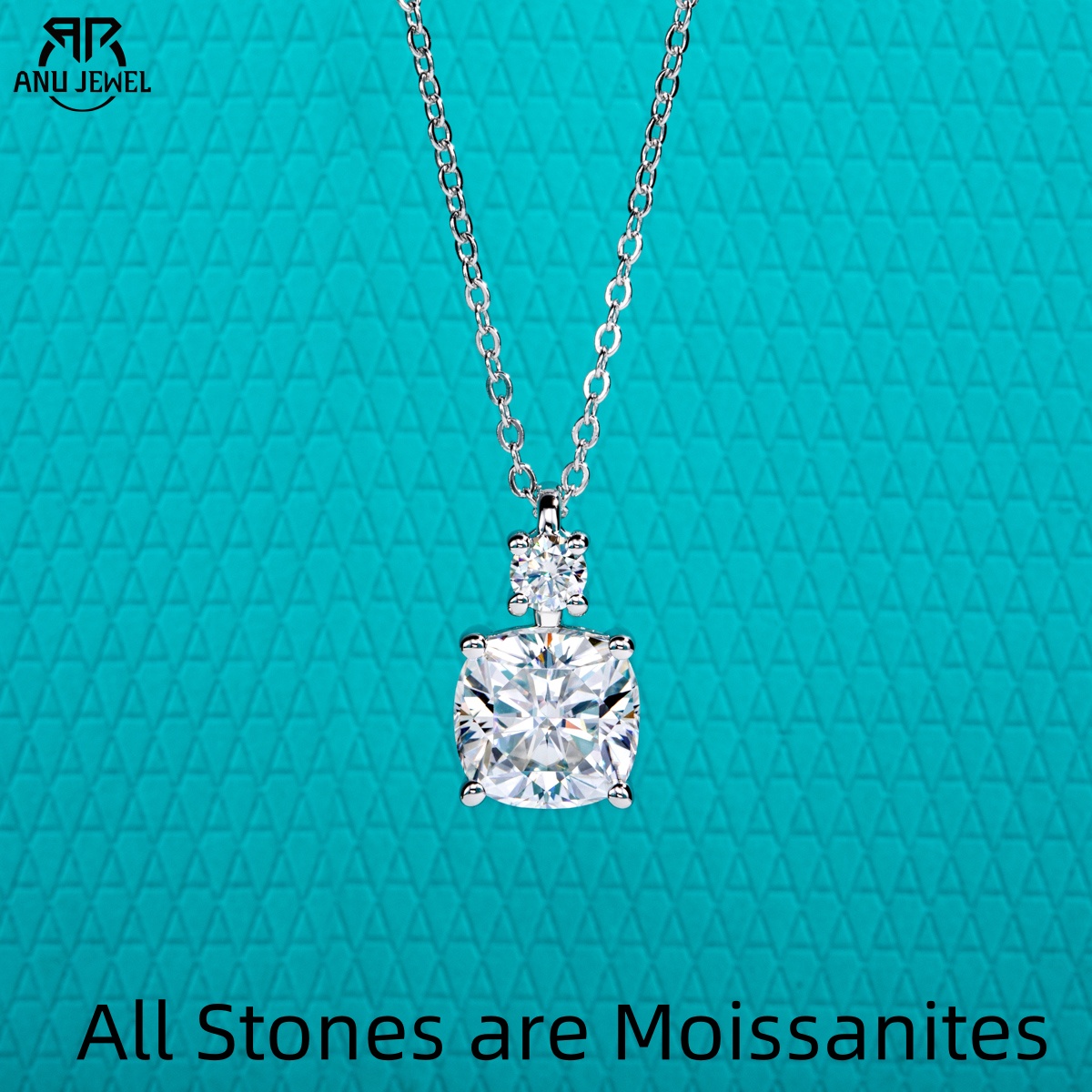 AnuJewel 2ct/2.5ct Cushion Cut - Ansi Chain 评论和价格