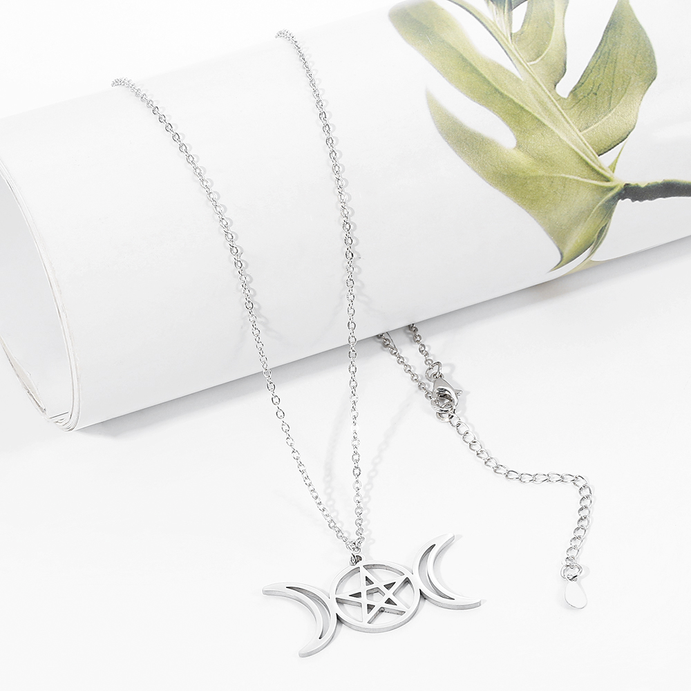 Creative Trend Double Moon Hol - Steel Chain 评论和价格