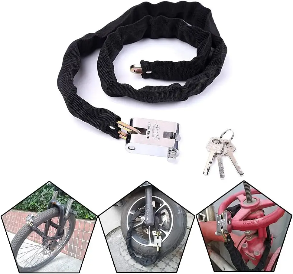 1.2M 2M 3M Motorcycle Bike Loc - Bike Chain 评论和价格